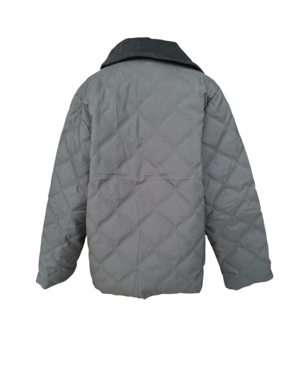 Women’s Black Quilted Jacket • Size Large • Lightweight Outerwear - Picture 2 of 6